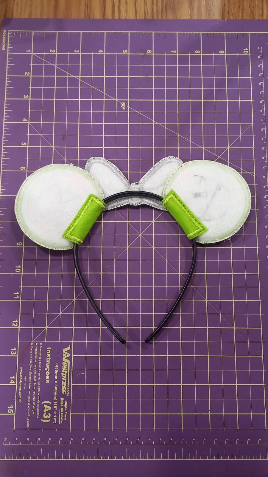 Headband Frog - ITH Project - Machine Embroidery Design