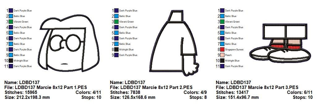 Marcie – ITH Project – Machine Embroidery Design