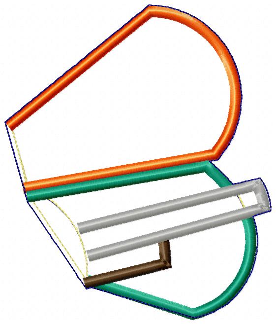 Turkey with Rifle - ITH Project - Machine Embroidery Design