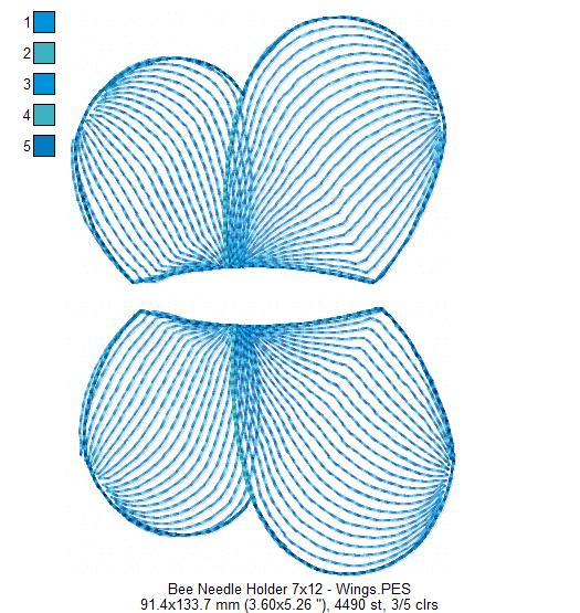 Cute Bee Pin Cushion - ITH Project - Machine Embroidery Design