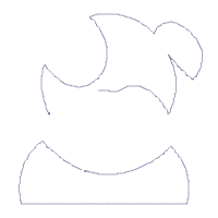 Bulldog Girl Boy - Applique - Machine Embroidery Design