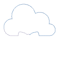 Cloud Boy - Applique - Machine Embroidery Design