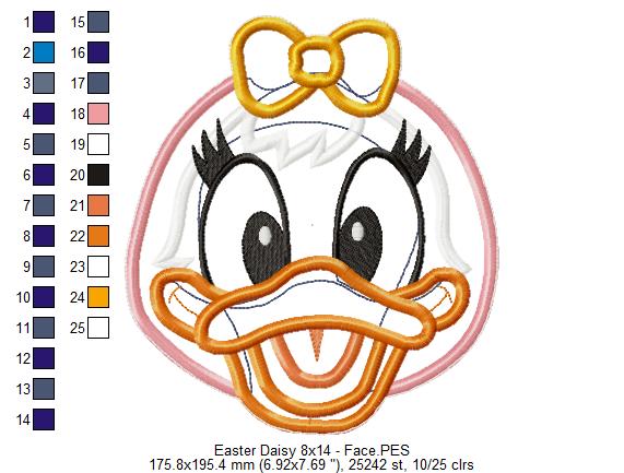 Daisy Easter - ITH Project - Machine Embroidery Design