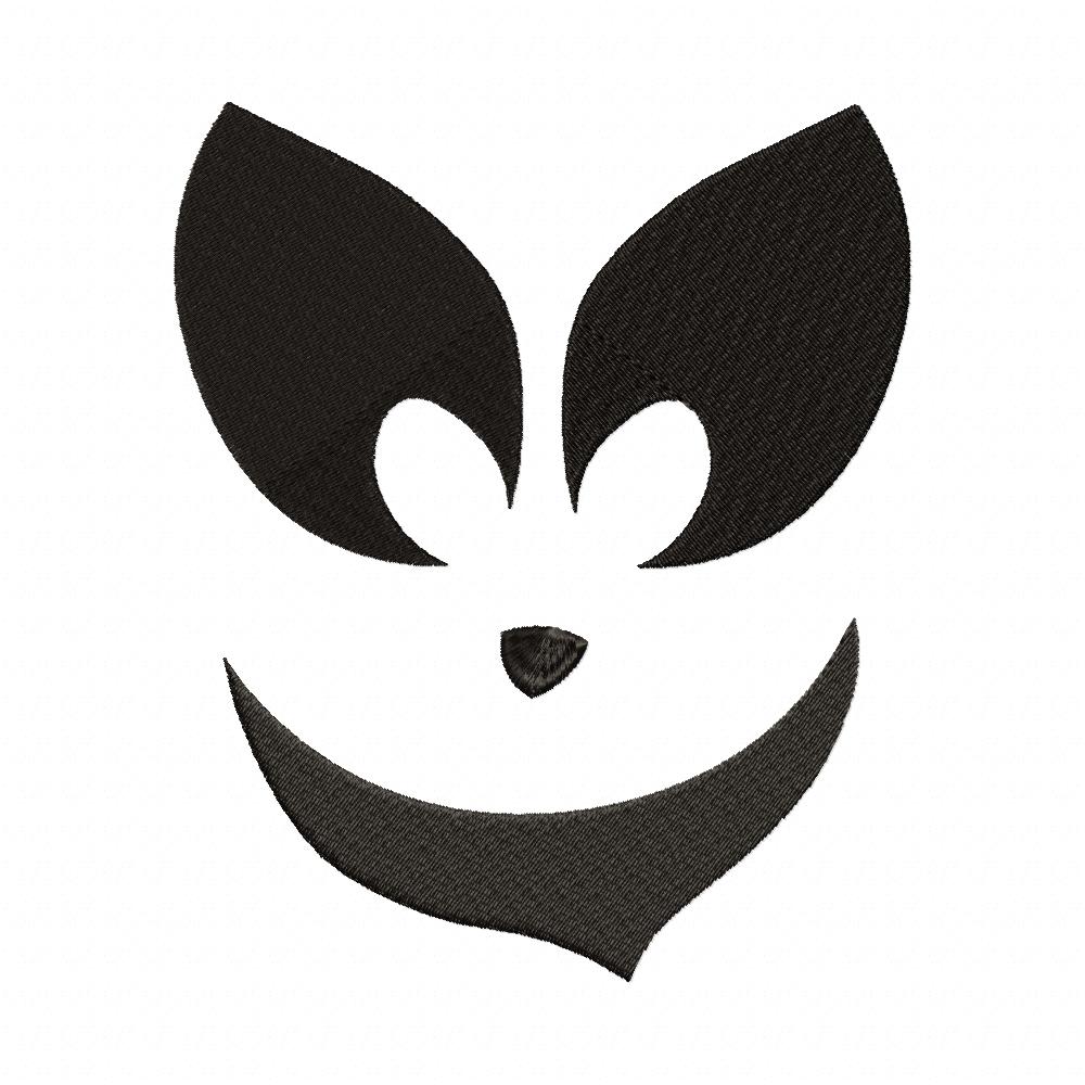 Jack-O' Lantern Faces - Set of 10 Designs - Fill Stitch Embroidery