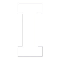 Monogram I Spider Web Letter I - Applique - Machine Embroidery Design