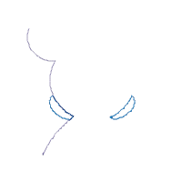 Mickey Mouse Back - Applique - Machine Embroidery Design