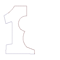 Mouse Ears Girl Number 1 One 1st Birthday Party - Applique Embroidery