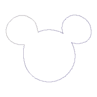 Mouse Girl Sugar Skull - Applique Embroidery