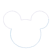 Thanksgiving Mouse Ears Boy Pilgrim - Applique Embroidery