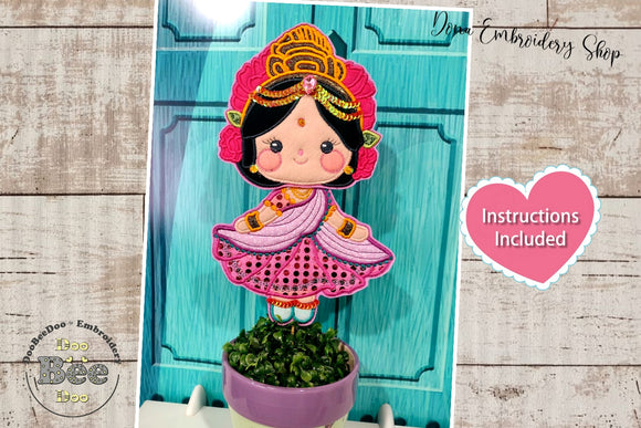 Thai Spring Doll - ITH Project - Machine Embroidery Design
