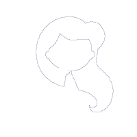 Princess Mermaid Ariel Cute - Applique Machine Embroidery Design