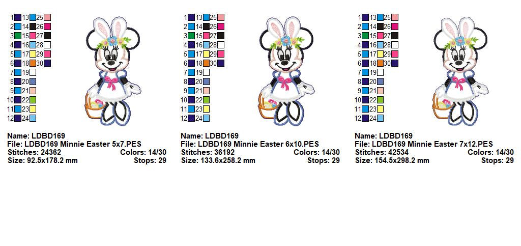 Easter Girl Mouse Paper Towel Holder – ITH Project – Machine Embroidery Design