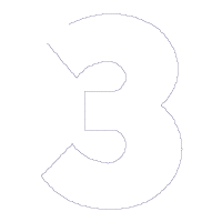 Spider Web Three 3rd Third Birthday Number 3 - Applique Embroidery