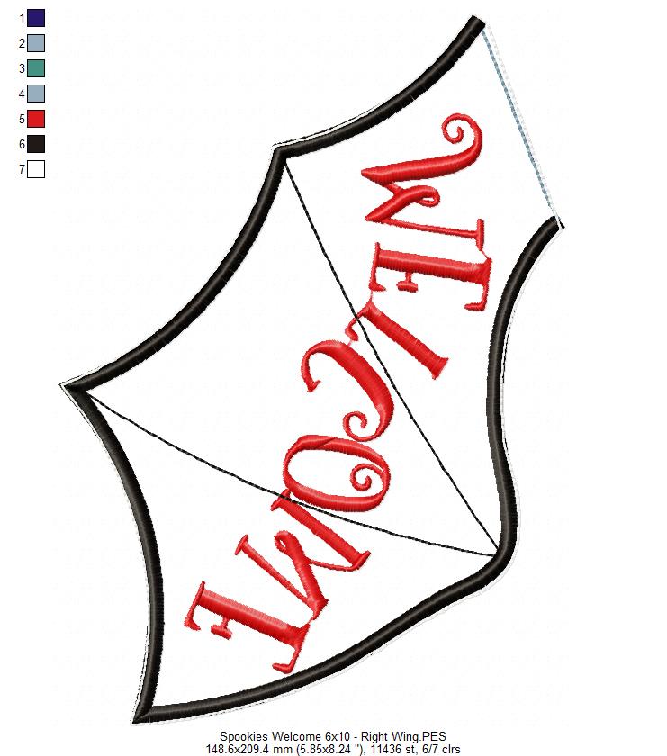 Vampire Vase Ornament - ITH Project - Machine Embroidery Design