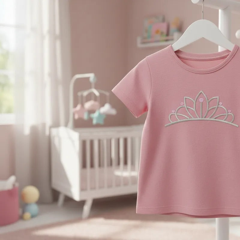Princess Crown – Satin Stitch – Machine Embroidery Design