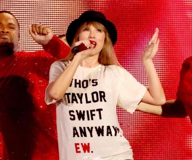 Taylor Swift Eras Tour Who's Taylor Swift Anyway? Ew. - Fill Stitch