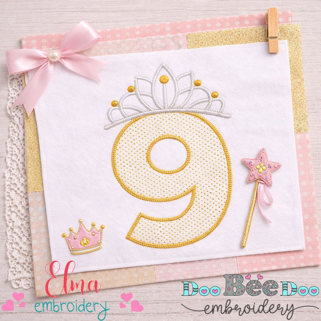 Birthday Machine Embroidery Design – DooBeeDoo Machine Embroidery