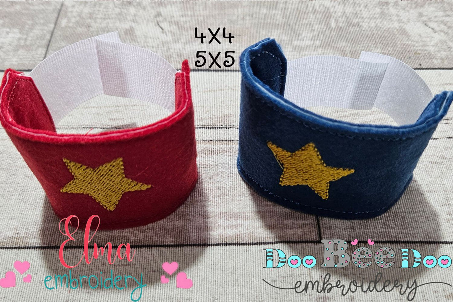 π Super Star Girl Mask & Bracelet - ITH Project - Machine Embroidery Design