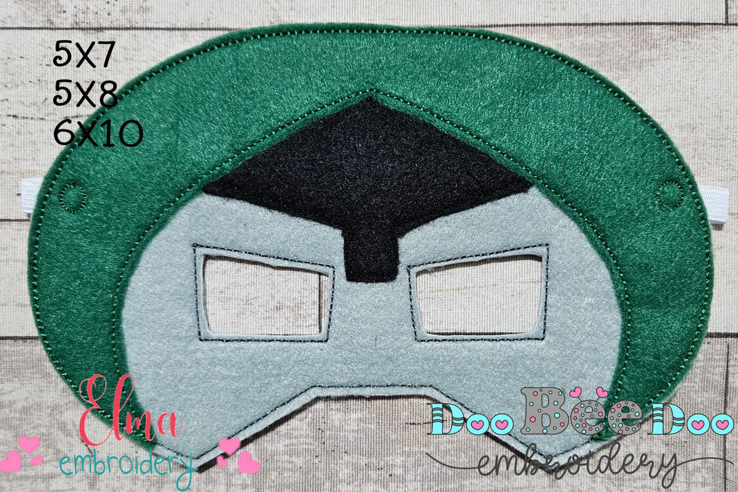 β‘ Villain Vibes: Dr. Doom Mask β ITH Project β Machine Embroidery Design