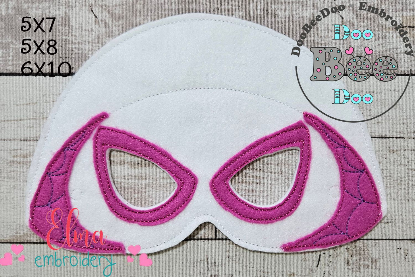 π Gwen's Hero Mask β ITH Mask β Machine Embroidery Design