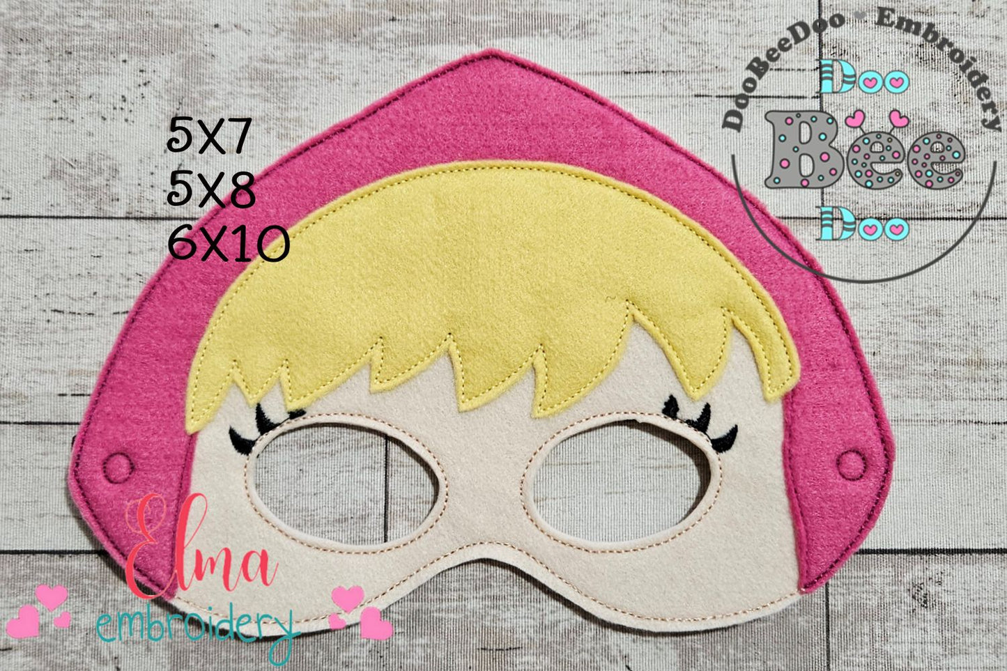 Masha Mask – Appliqué – ITH Project