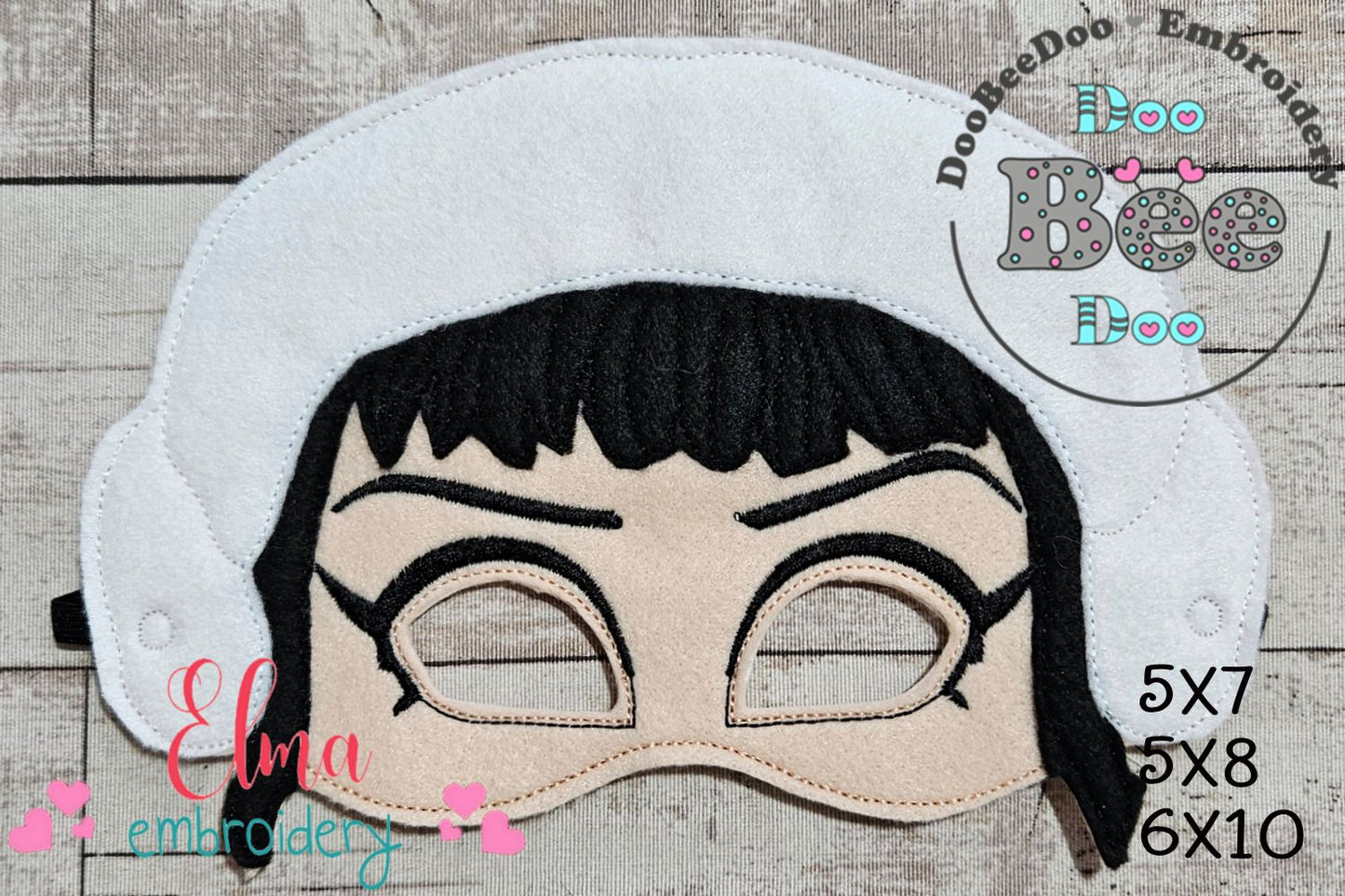 Zoey with Towel Mask – Appliqué – ITH Project