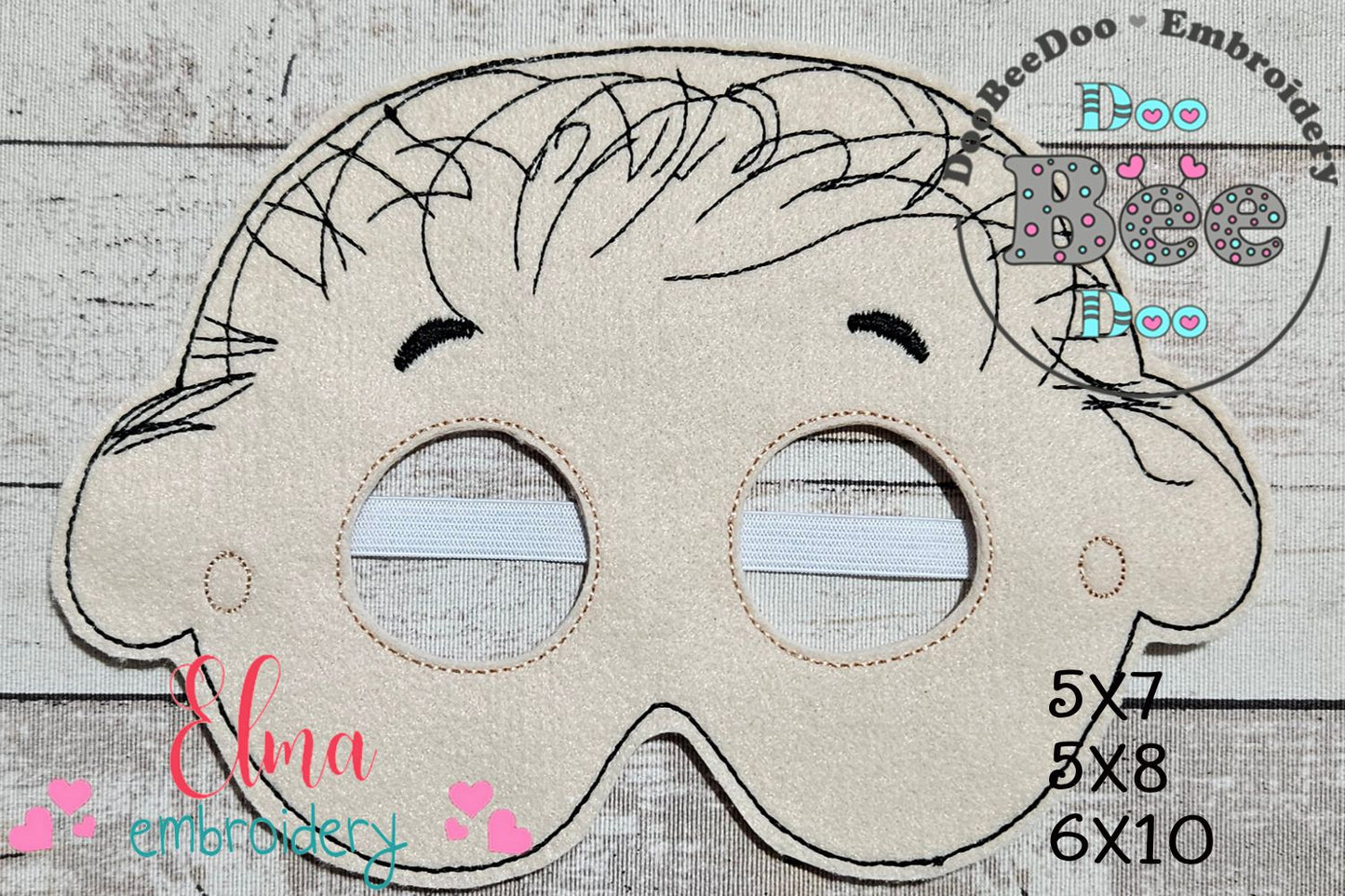 Pigpen Mask – Appliqué – ITH Project