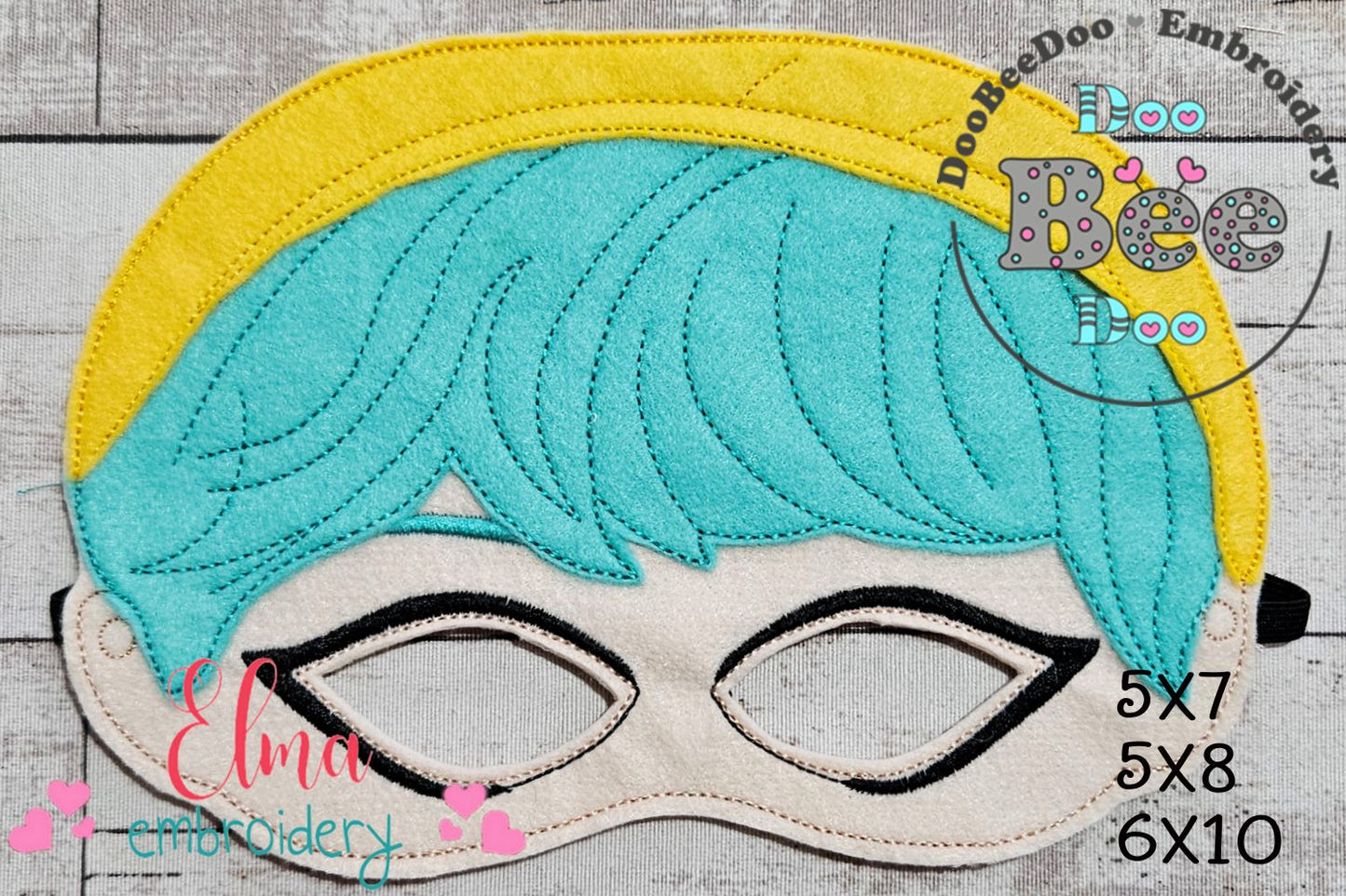 Baby Saja Mask – Appliqué – ITH Project
