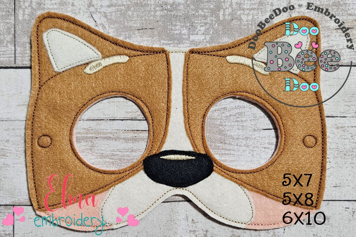 Bingo Mask – Appliqué – ITH Project