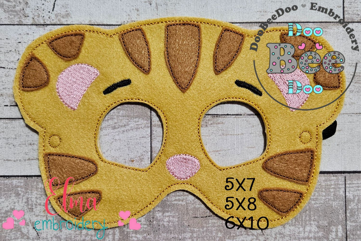 Daniel Tiger Mask – Appliqué – ITH Project 🐯