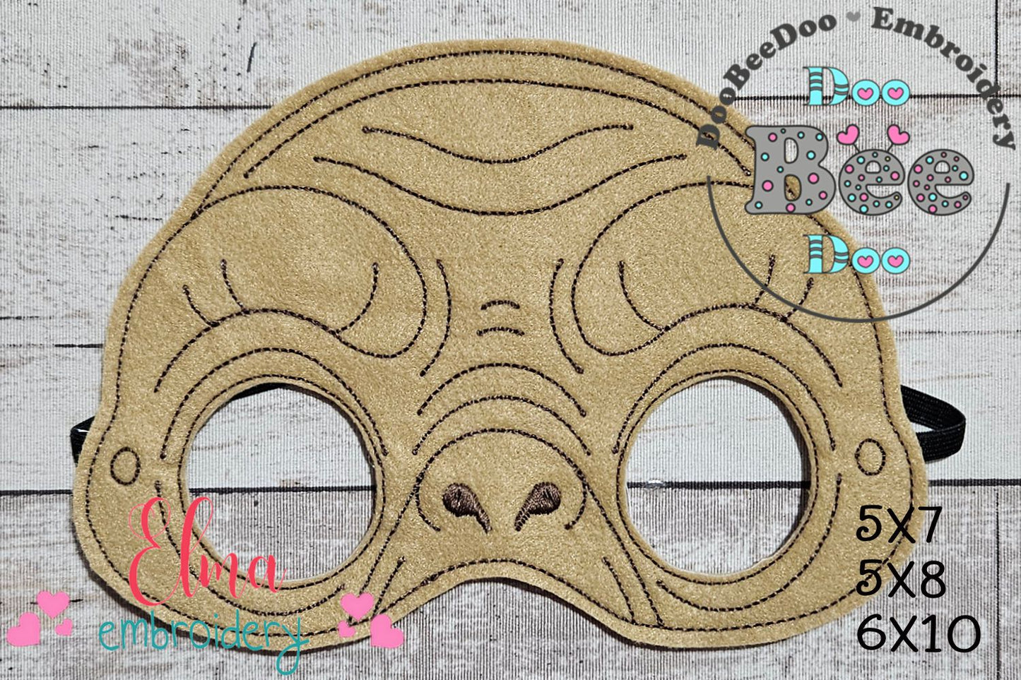 👽 ET Alien Mask – Appliqué – ITH Project