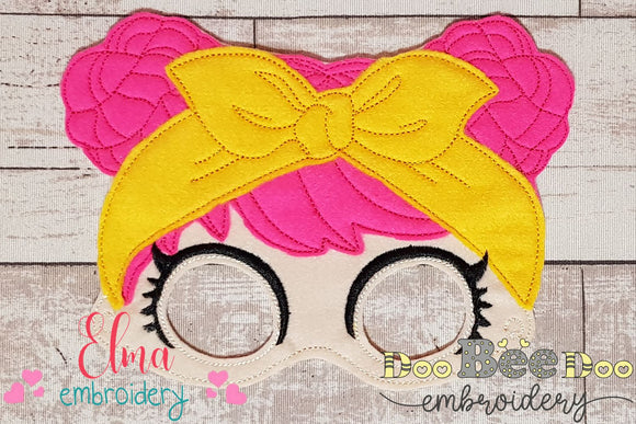 Bandana Doll Mask - ITH Project - Machine Embroidery Design