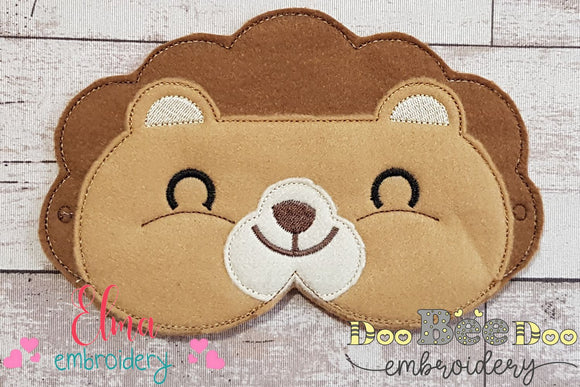 Baby Lion Sleep Mask - ITH Project - Machine Embroidery Design