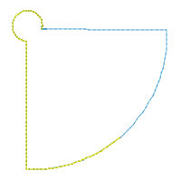 Santa Bookmarker - ITH Project - Machine Embroidery Design