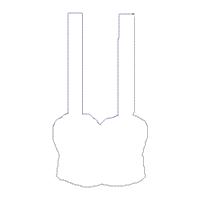 Gnome Love You Ornament - ITH Project - Machine Embroidery Design