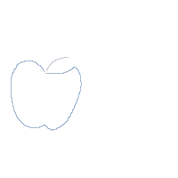 Apple Number 1 One 1st Birthday - Applique