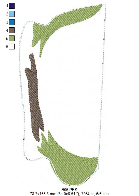 Home Sweet Home Door Ornament - ITH Project - Machine Embroidery Design