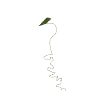 Baby Dinosaur T-Rex - Fill Stitch Embroidery