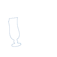 Blue Hawaii Recipe - Applique - Machine Embroidery Design