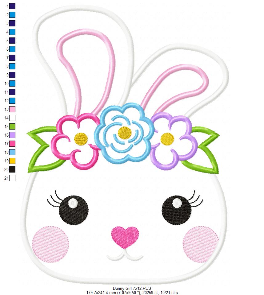 Bunny Girl - Applique