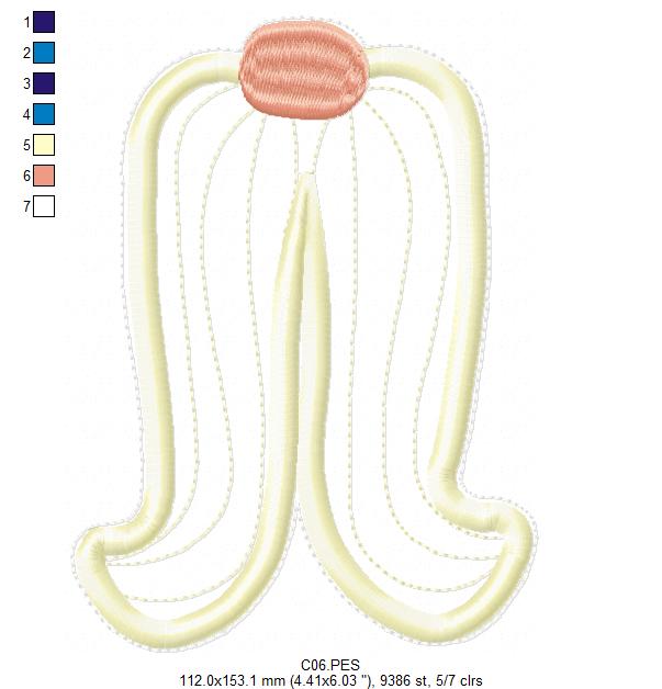 Santa Claus Wizard Door Ornament - ITH Project - Machine Embroidery Design