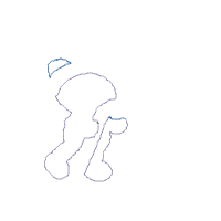 Candy Cane Reindeer Merry Christmas - Applique Embroidery