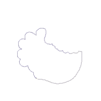 Christmas Chicken - Applique - Machine Embroidery Design