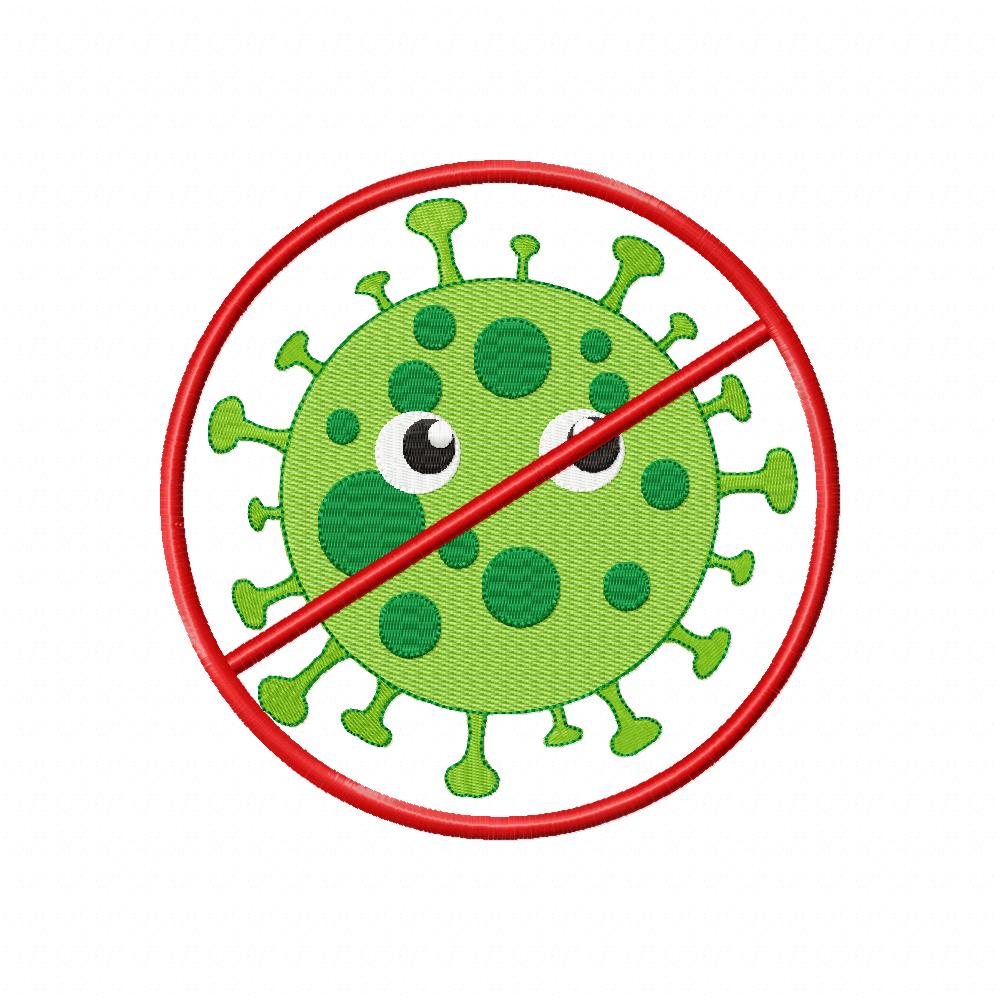 Coronavirus Covid-19 - Fill Stitch