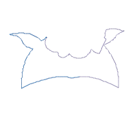 Cute Cow Girl Face - Applique - Machine Embroidery Design