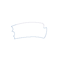 Curved School Pencil - Applique