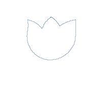 Cute Flower Smiling - Applique