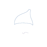 Cute Santa Claus Face - Applique