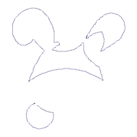 Bunny Girl - Applique - Machine Embroidery Design