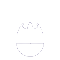 Split Easter Egg - Applique